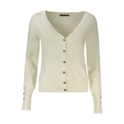 GUESS JEANS WOMEN'S CARDIGAN WHITE