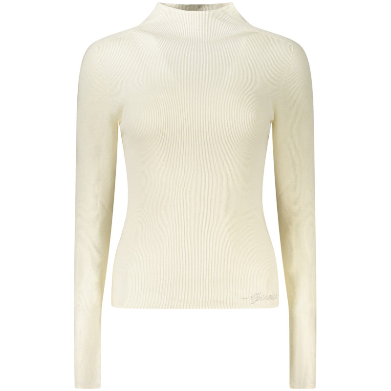 GUESS JEANS WOMEN'S WHITE SWEATER