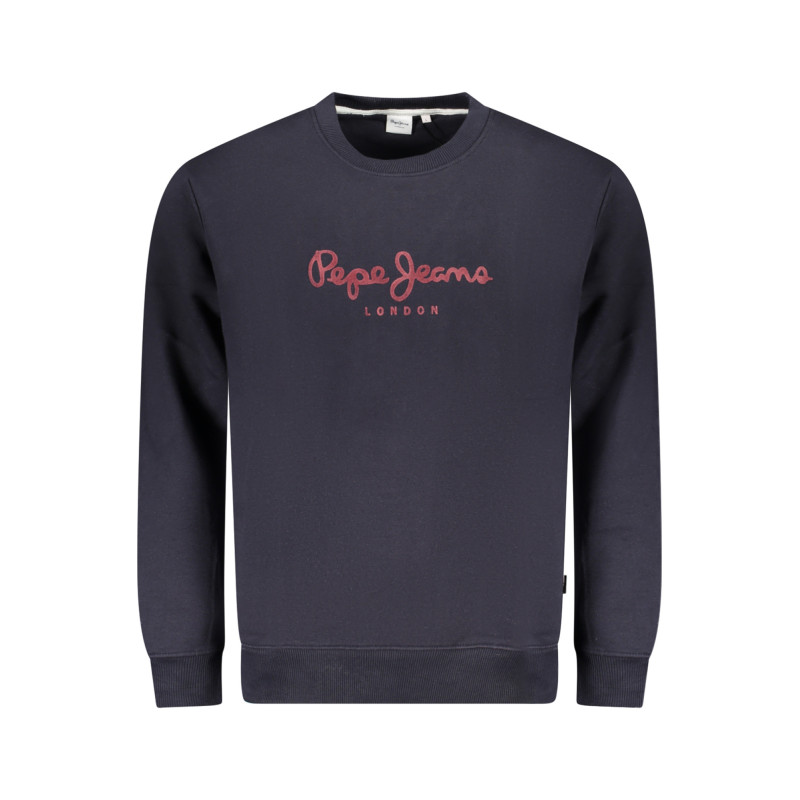 PEPE JEANS MEN'S BLUE ZIP-UP SWEATSHIRT