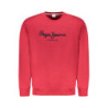 Sweat-shirt zippé rouge pour homme Pepe Jeans