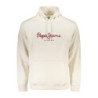 Sweat-shirt zippé blanc pour homme Pepe Jeans