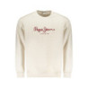 Sweat-shirt zippé blanc pour homme Pepe Jeans