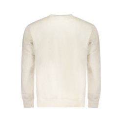 PEPE JEANS MEN'S WHITE ZIP-UP SWEATSHIRT
