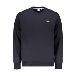 PEPE JEANS MEN'S BLUE ZIP-UP SWEATSHIRT