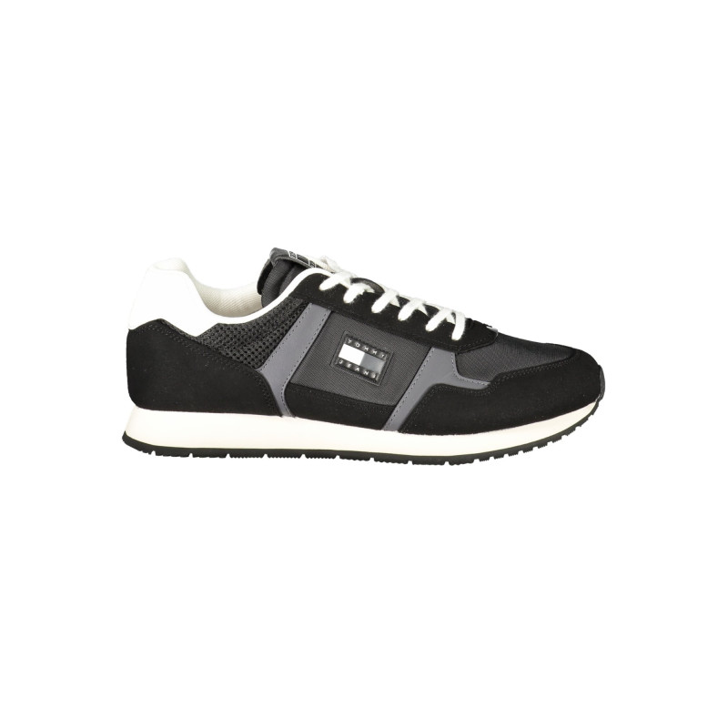 TOMMY HILFIGER MEN'S BLACK SPORTS SHOES