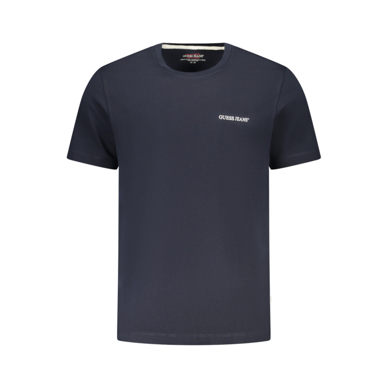 GUESS JEANS MEN'S SHORT-SLEEVED T-SHIRT BLUE