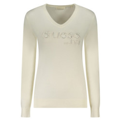 GUESS JEANS WOMEN'S WHITE SWEATER