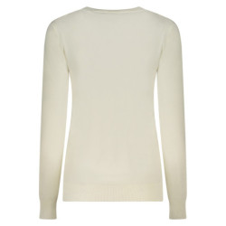 GUESS JEANS WOMEN'S WHITE SWEATER