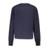GUESS JEANS WOMEN'S BLUE ZIP-UP SWEATSHIRT