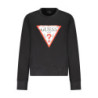 Sweat-shirt zippé noir pour femme Guess Jeans