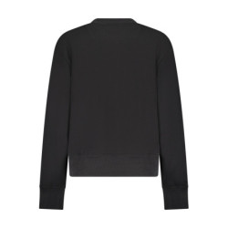 Sweat-shirt zippé noir pour femme Guess Jeans