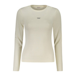 GUESS JEANS WOMEN'S LONG-SLEEVED T-SHIRT WHITE