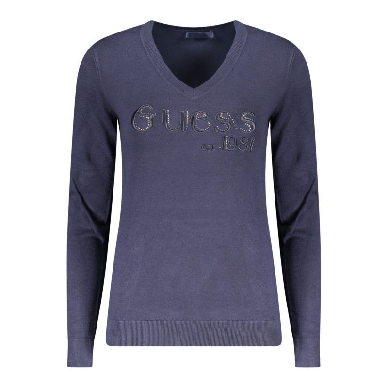 GUESS JEANS WOMEN'S BLUE SWEATER