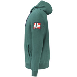 NORWAY 1963 MEN'S GREEN ZIP-UP SWEATSHIRT