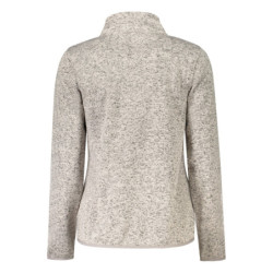 Sweat-shirt zippé beige pour femme, Norvège 1963