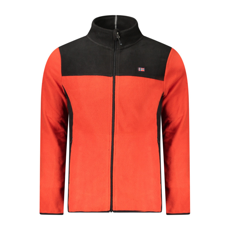 NORWAY 1963 MEN'S RED ZIP-UP SWEATSHIRT