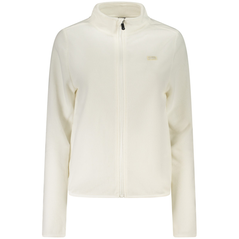 SWEAT-SHIRT FEMME BLANC À FERMETURE ÉCLAIR NORVÈGE 1963