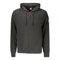 NORWAY 1963 MEN'S BLACK ZIP-UP SWEATSHIRT