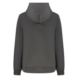 TOMMY HILFIGER WOMEN'S BLACK ZIP-UP SWEATSHIRT