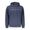 TOMMY HILFIGER MEN'S BLUE ZIP-UP SWEATSHIRT