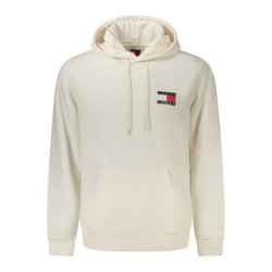 Sweat zippé Tommy Hilfiger pour homme, blanc