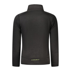 Sweat-shirt zippé noir pour homme Norvège 1963