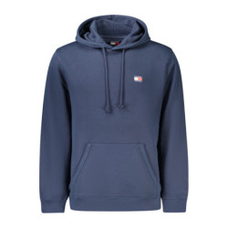 Sweat-shirt zippé bleu Tommy Hilfiger pour homme