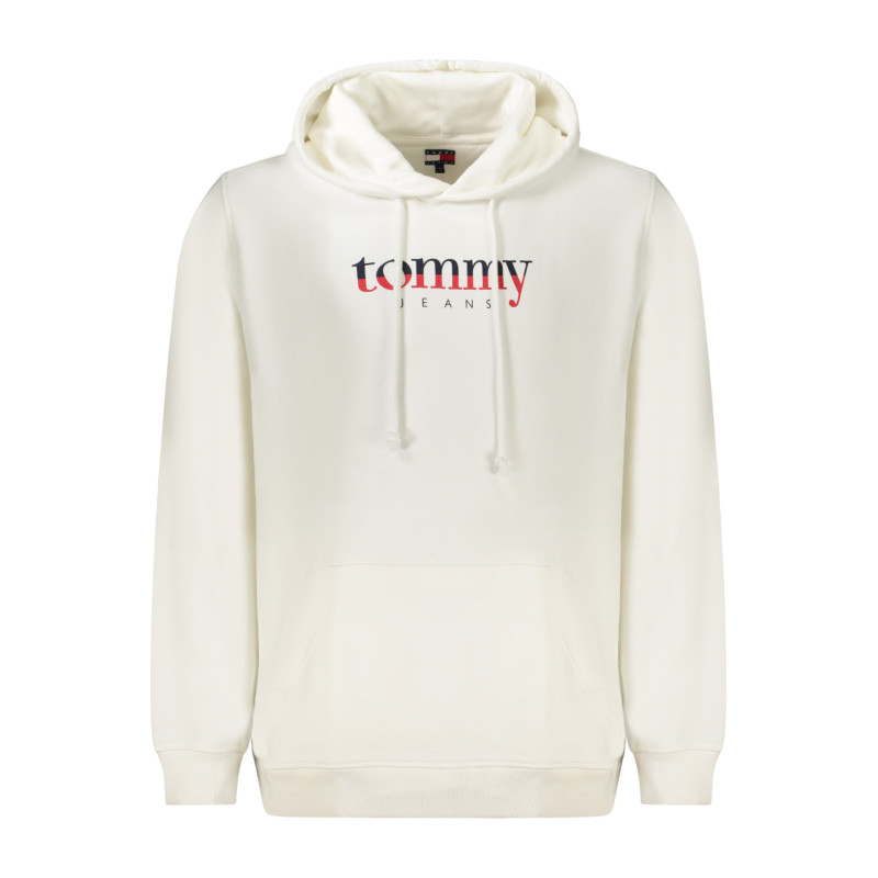Sweat zippé Tommy Hilfiger pour homme, blanc