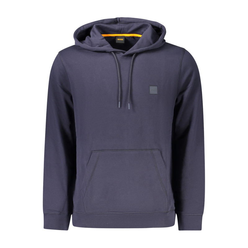 SWEAT-SHIRT ZIPPÉ BLEU BOSS POUR HOMMES