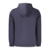 BOSS MEN'S BLUE ZIP-UP SWEATSHIRT