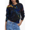 PULL NOIR POUR FEMME DESIGUAL