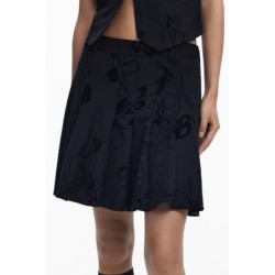 DESIGUAL WOMEN'S BLACK SHORT SKIRT