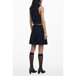 DESIGUAL WOMEN'S BLACK SHORT SKIRT