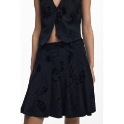 DESIGUAL WOMEN'S BLACK SHORT SKIRT