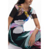ROBE LONGUE NOIRE POUR FEMME DESIGUAL