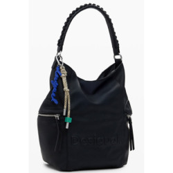 DESIGUAL WOMEN'S BLACK BACKPACK
