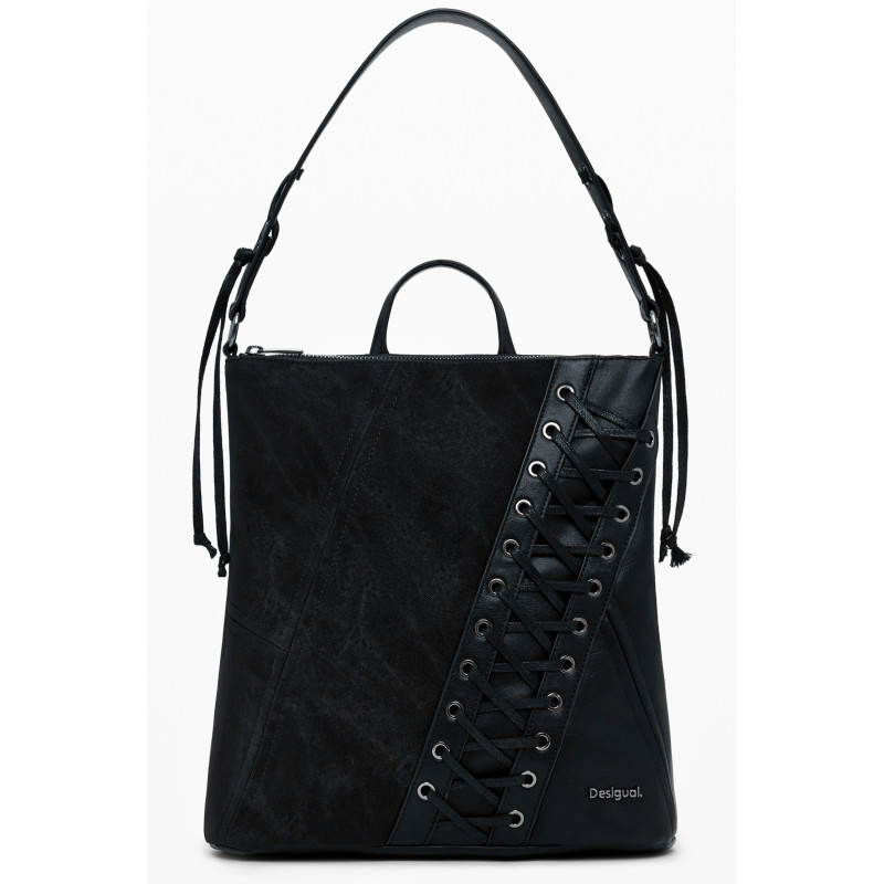SAC À DOS NOIR POUR FEMME DESIGUAL