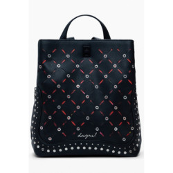 DESIGUAL WOMEN'S BLACK BACKPACK