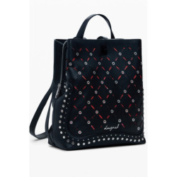 DESIGUAL WOMEN'S BLACK BACKPACK