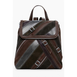 DESIGUAL WOMEN'S BROWN BACKPACK