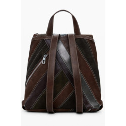 DESIGUAL WOMEN'S BROWN BACKPACK