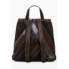 DESIGUAL WOMEN'S BROWN BACKPACK