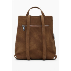 DESIGUAL WOMEN'S BROWN BACKPACK