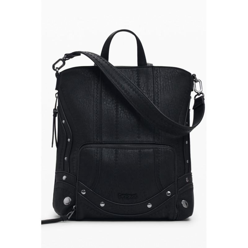 DESIGUAL WOMEN'S BLACK BACKPACK