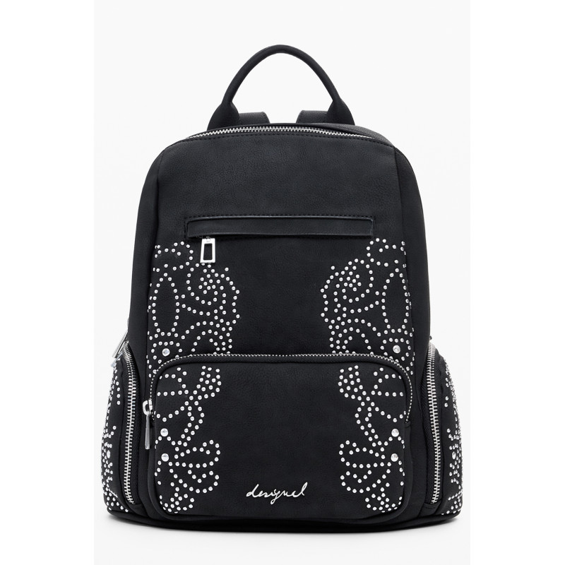 DESIGUAL WOMEN'S BLACK BACKPACK