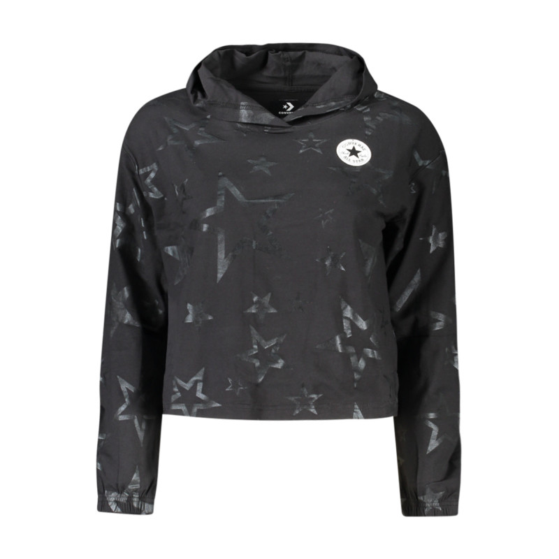 T-shirt à manches longues Converse pour fille, noir
