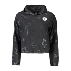 T-shirt à manches longues Converse pour fille, noir