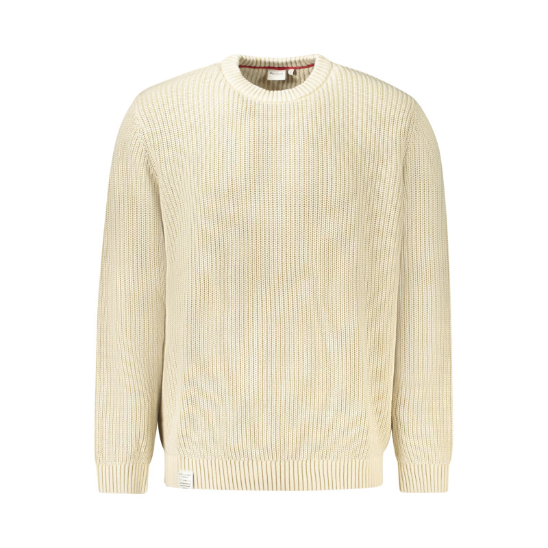 PEPE JEANS MEN'S BEIGE SWEATER