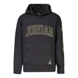 JORDAN MEN'S BLACK ZIP-UP SWEATSHIRT