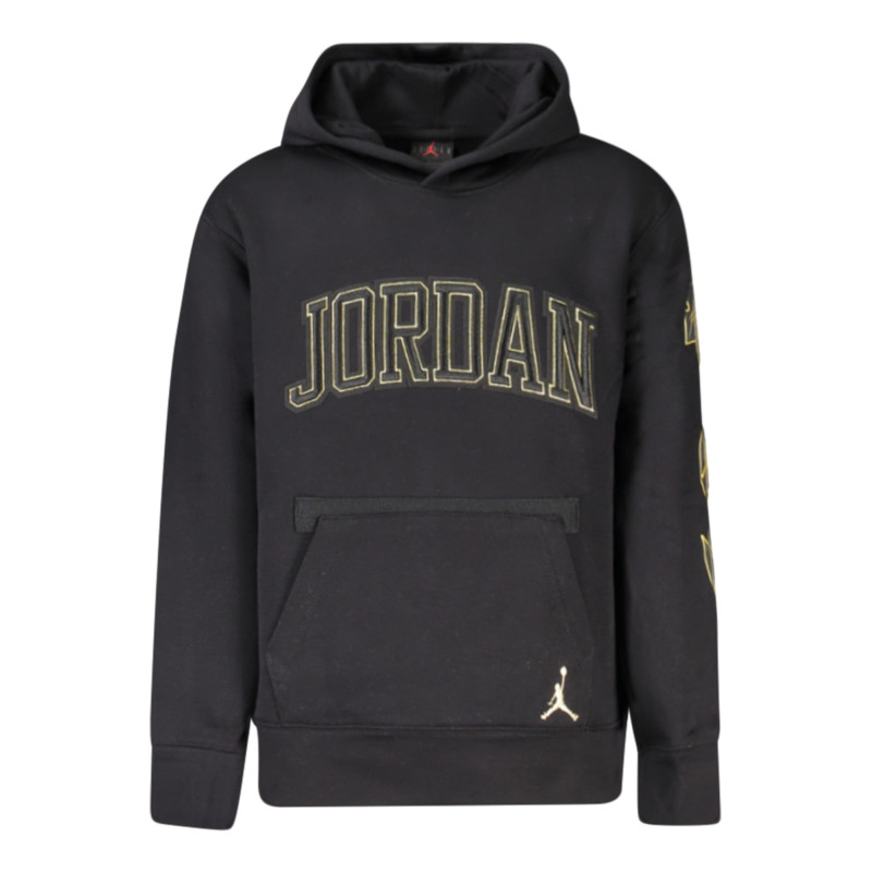 JORDAN MEN'S BLACK ZIP-UP SWEATSHIRT